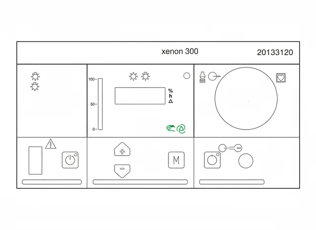 Painel de Membrana para Fonte de Luz Karl Storz Xenon 300 - Vista 2