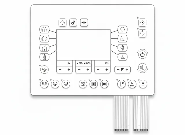 Teclado de Membrana para Aparelho de Raio-X VMI - Vista 2