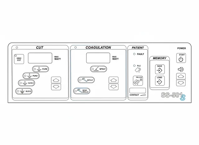 Painel de Membrana para Equipamento WEM SS-501S - Vista 2