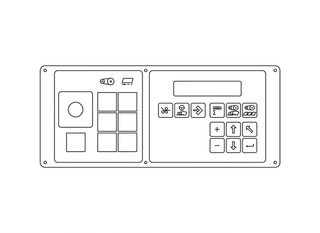 Teclado de Membrana para Máquina Stahl Digital TD 56 - Vista 2