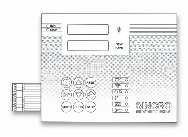 Teclado de Membrana para IHM Moretto Sincro System - Vista 2