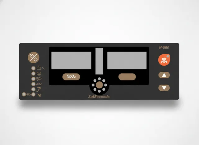 Painel de Membrana para Oxímetro de Pulso Nellcor OxiMax N-560
