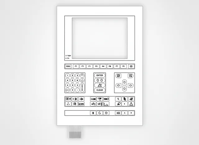 Teclado de Membrana para injetora Engel - Vista 2