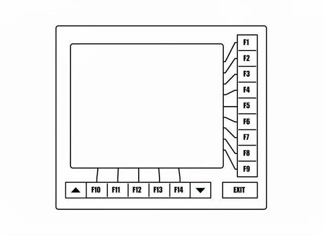 Teclado de Membrana para CNC Romi Mach 9 - 17 Teclas - Vista 2