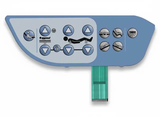 Teclado de Membrana para Cama Hospitalar Hill-Rom