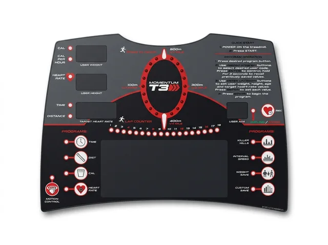 Painel de Membrana para Equipamento Momentum T3 ST-PC-LED5-RBBR-01