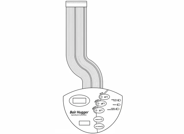 Teclado de Membrana para 3M Bair Hugger Modelo 750 - Vista 2
