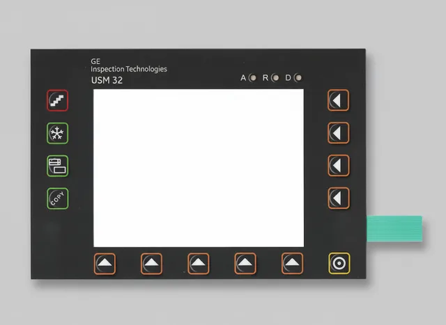 Teclado de Membrana para Ultrassom Industrial GE Krautkramer USM 32