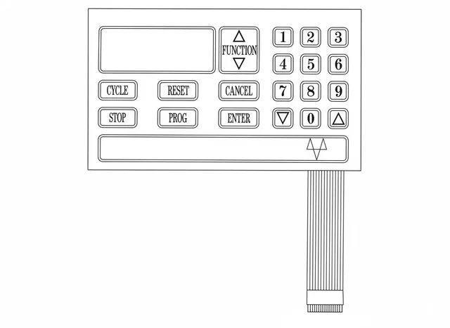 Teclado de Membrana para IHM Longford International - Vista 2