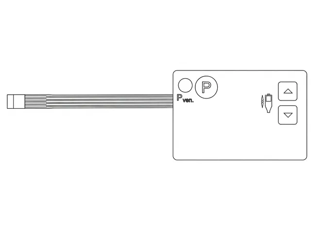 Teclado de Membrana para Painel Venoso Fresenius - Vista 2