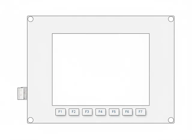 Teclado de Membrana para Monitor CNC Fagor 8055 - Vista 2