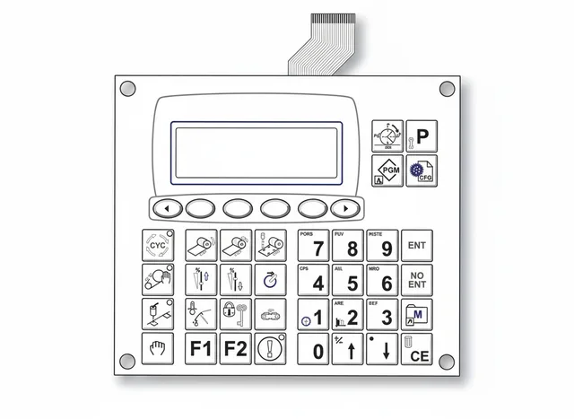 Teclado de Membrana para IHM Mini Proteo MCS V2 - Vista 2