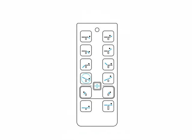 Teclado de Membrana para Mesa Cirúrgica Maquet Alphamaxx - Vista 2