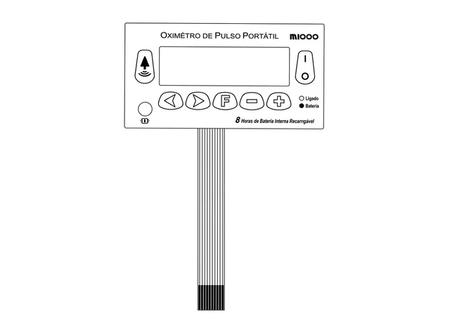 Teclado de Membrana para Oxímetro de Pulso Portátil M1000 - Vista 2