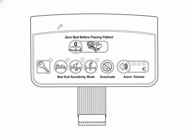 Teclado de Membrana para Cama Hill-Rom CareAssist - Vista 2