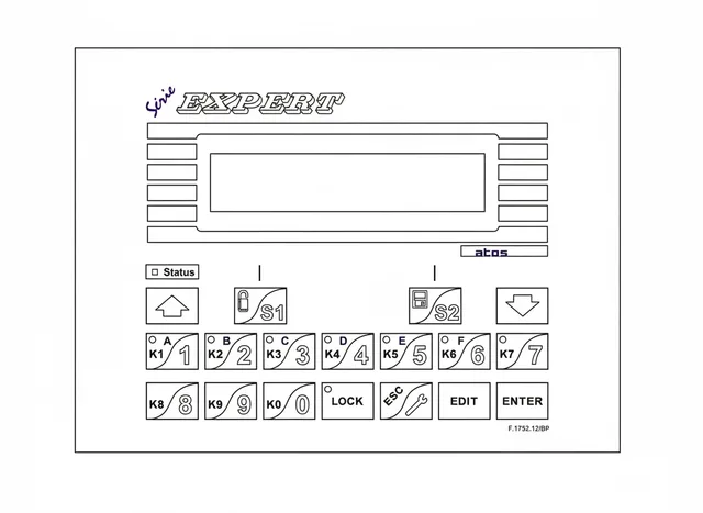 Painel de Membrana para Série Expert F1752.12/0P - Vista 2