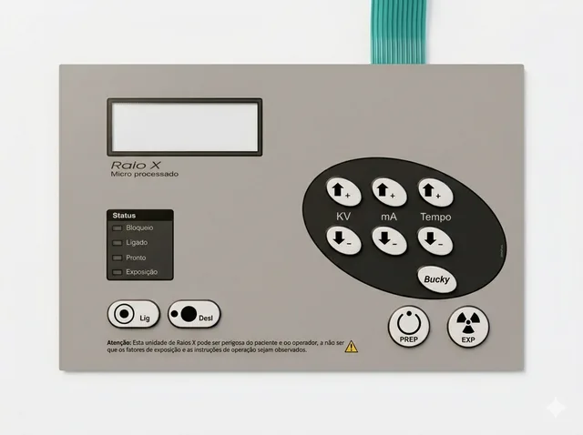 Teclado de Membrana para Máquina Raio-X Ray Tec