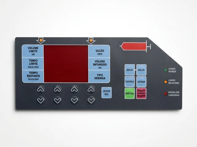 Painel de Membrana para Bomba de Infusão Samtronic ST670