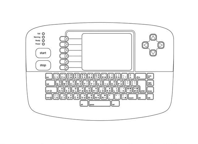 Teclado de Membrana para Impressora Linx 7300 - Vista 2