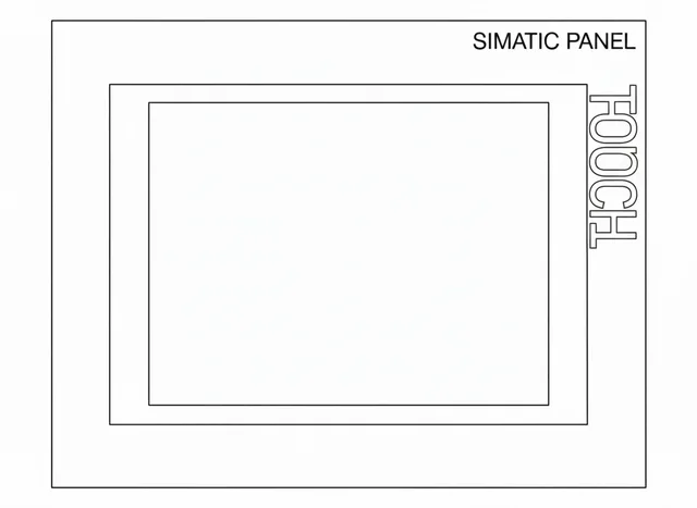Painel de Membrana para Display Siemens Simatic Panel - Vista 2