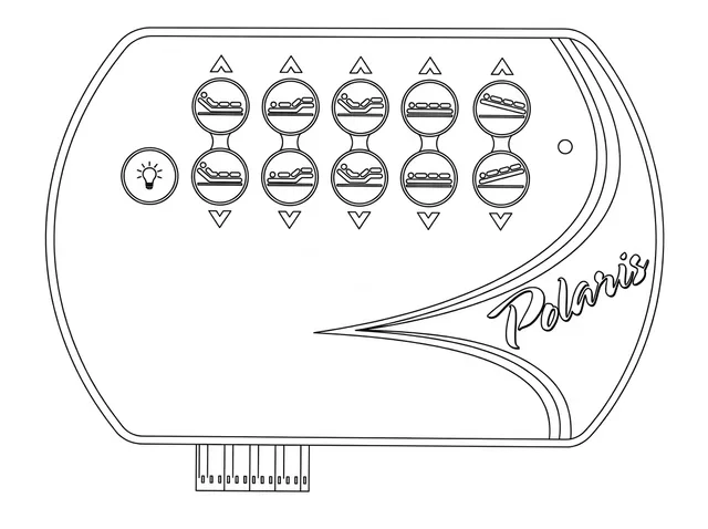Teclado de Membrana para Cama Hospitalar Polaris - Vista 2