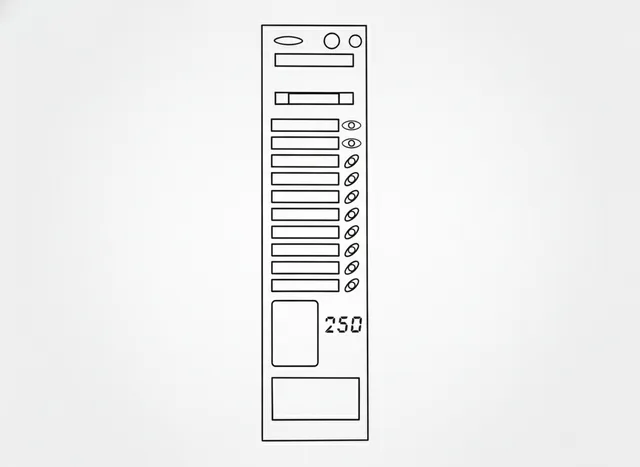 Painel de Membrana para Máquina de Café Necta Brio 250 - Vista 2