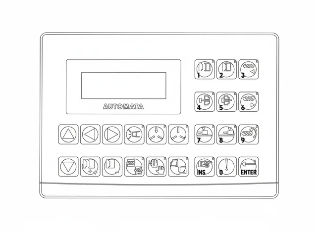 Painel de Membrana para Automata - Vista 2