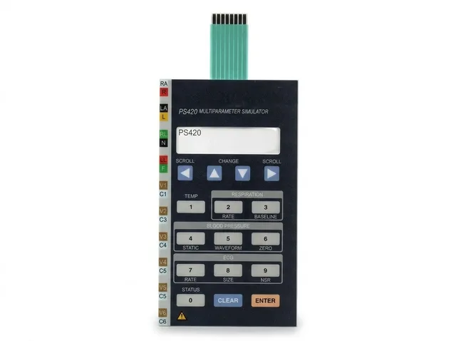 Teclado de Membrana para Simulador Multiparamétrico Fluke PS420
