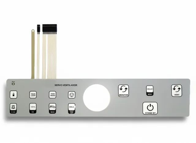 Teclado de Membrana para Servoventilador Carmel