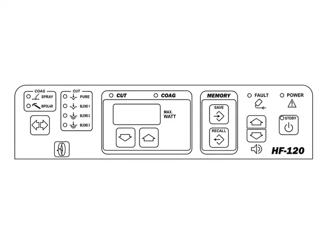 Painel de Membrana para Equipamento WEM HF-120 V3 - Vista 2