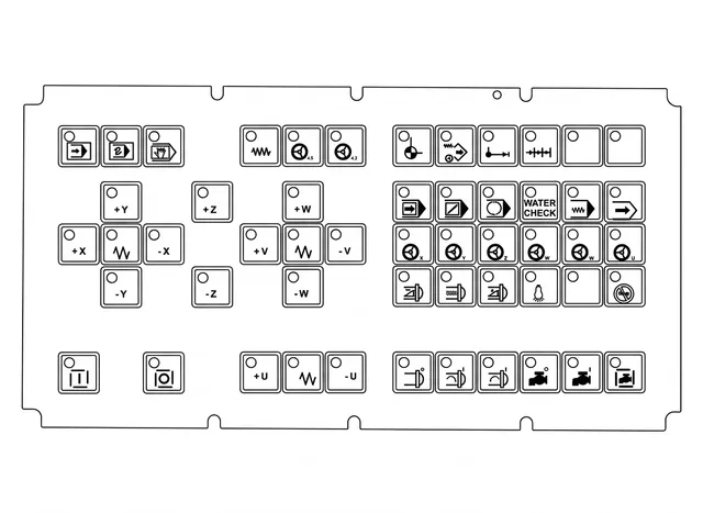 Painel de Membrana para CNC Fanuc - Vista 2