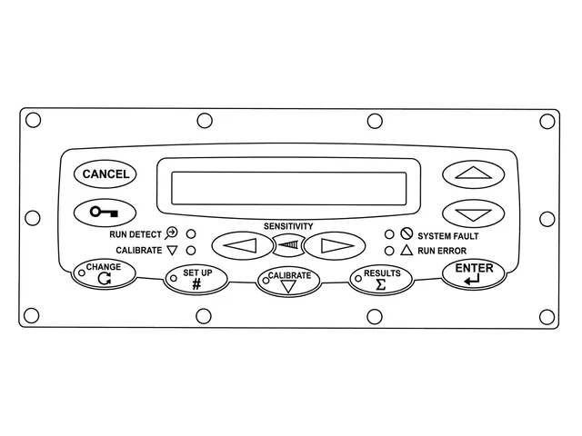 Teclado de Membrana para Equipamento Loma IQ3 Detector de Metal - Vista 2